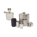 7 Piece Stainless Steel Hip Flask Gift Set